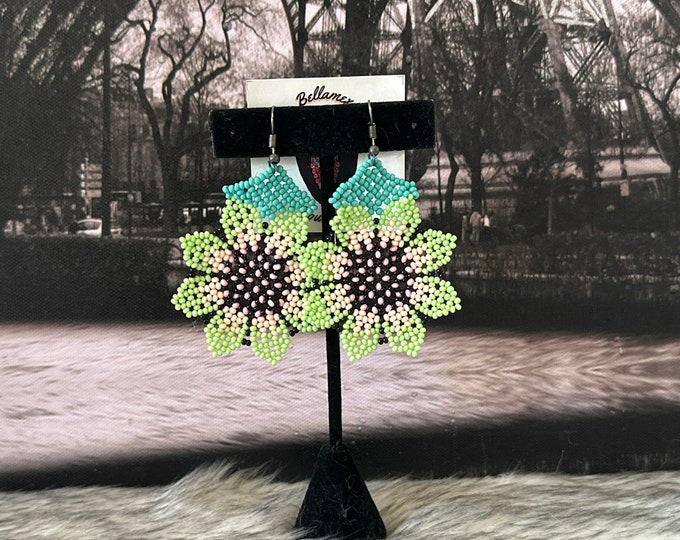 Flower earrings