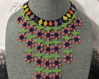 La Huasteca necklace, earrings and bracelet set