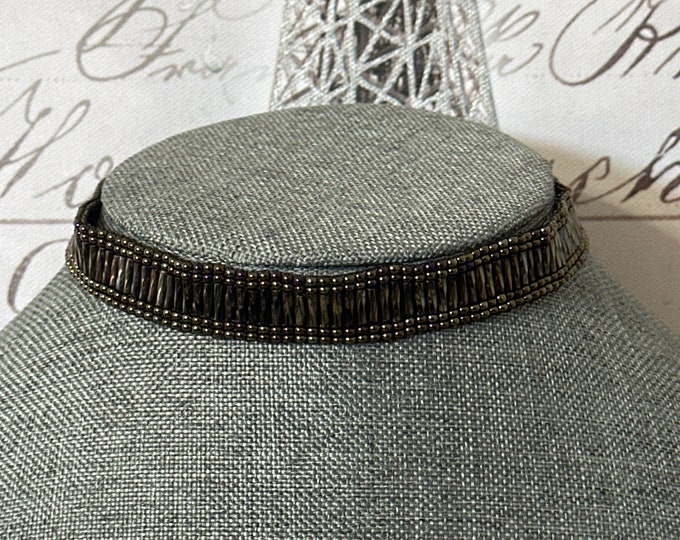 Handmade choker, earrings and bracelet set