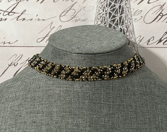 Crystal choker, earrings and bracelet set