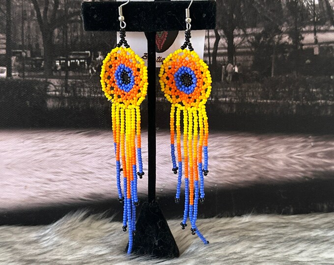 Dream catcher earrings