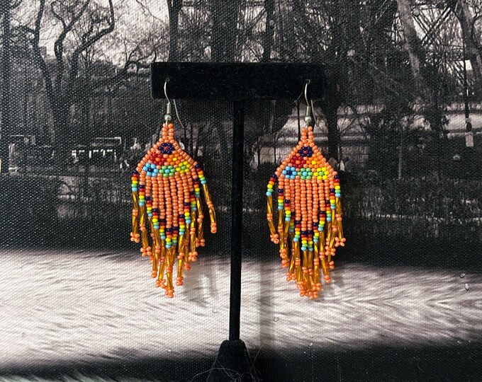 Bohemian floral earrings