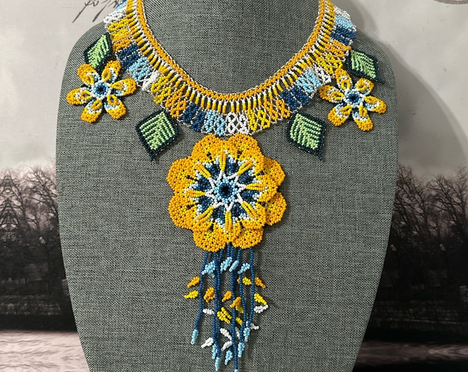 Tribal queen necklace, earring, and bracelet set