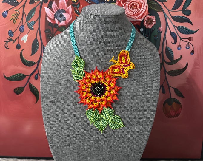 Spring necklace, earring and bracelet set