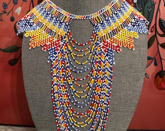 Aztec Goddess necklace, earring, and bracelet set