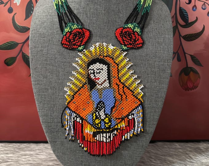 Virgin of Guadalupe handmade necklace