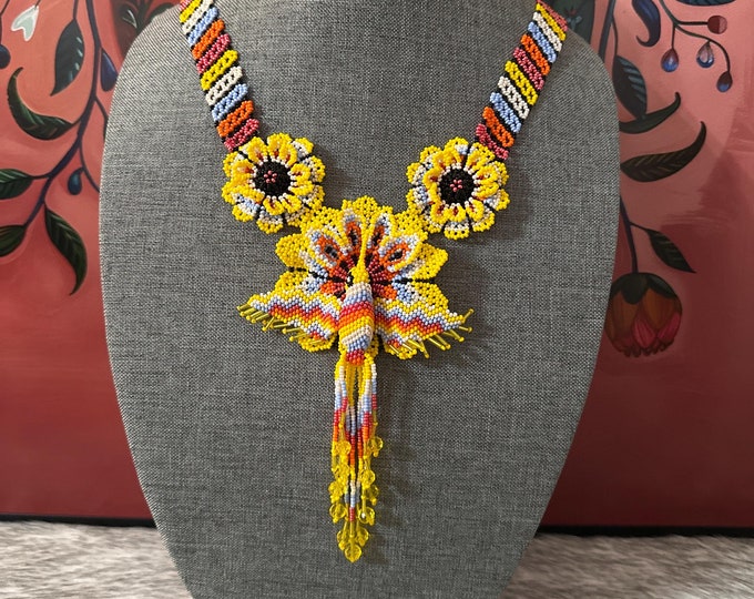 Hummingbird necklace set with earrings and bracelet