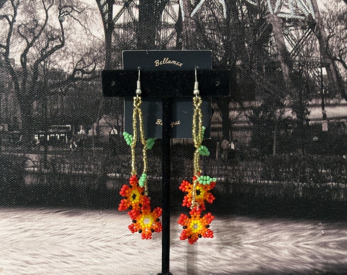 Flower earrings