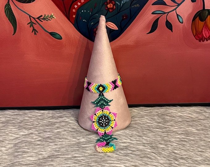 Huichol ring bracelet