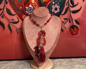 8-in-1 Necklace and Convertible Earrings Set