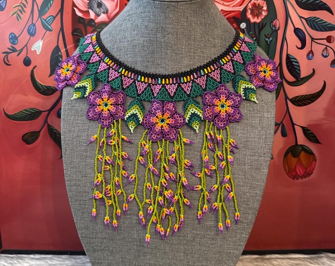 Amazon necklace with earrings