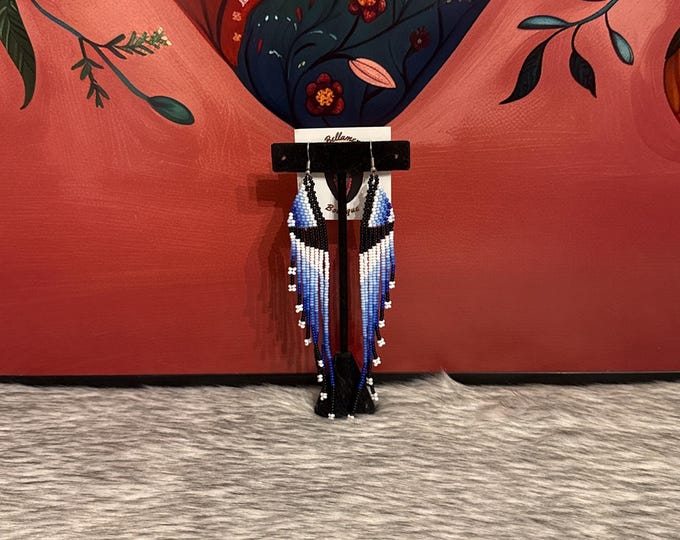 Angel wings earrings