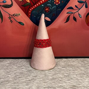 Brazalete macramé con ámbar