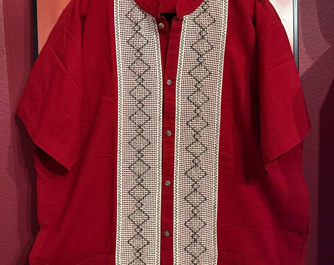 Mexican guayabera, size 2XL