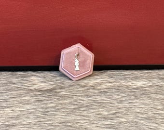 Tiny Santa Muerte pendant in 925 silver