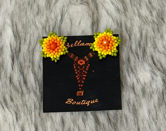 Star buckle earrings