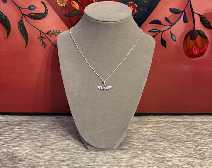necklace with Angel Heart pendant