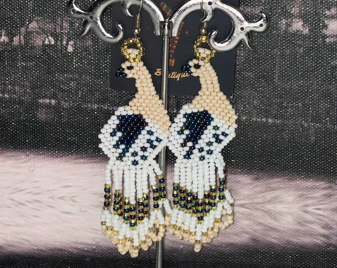 Handmade Peacock Earrings