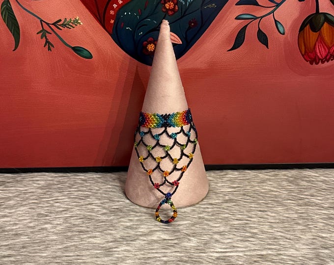 Mayan bracelet with ring