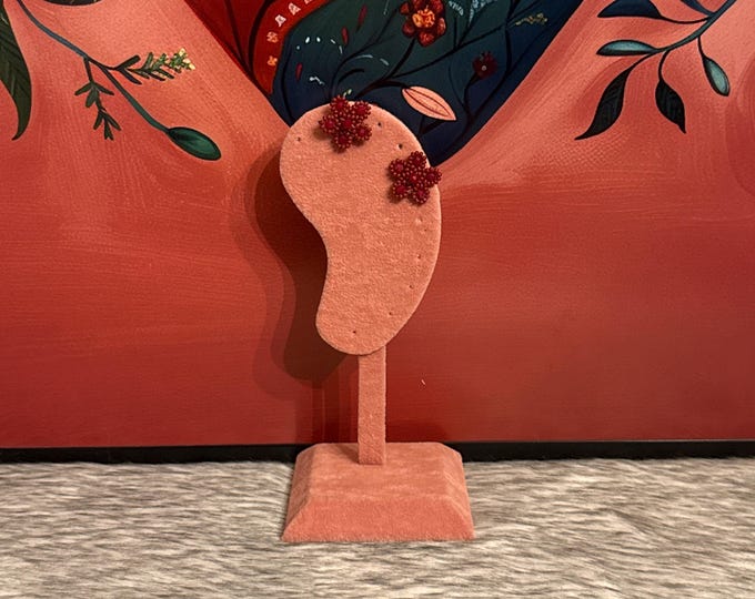 Crystal star earrings