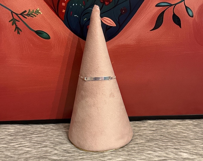 Unisex Figaro style bracelet with 925 silver plate