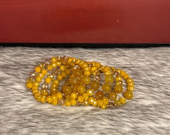 Spiral weekly planner Agate with earrings