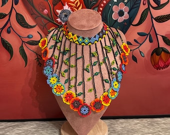 Velvet necklace, earring and bracelet set