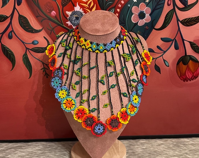 Velvet necklace, earring and bracelet set