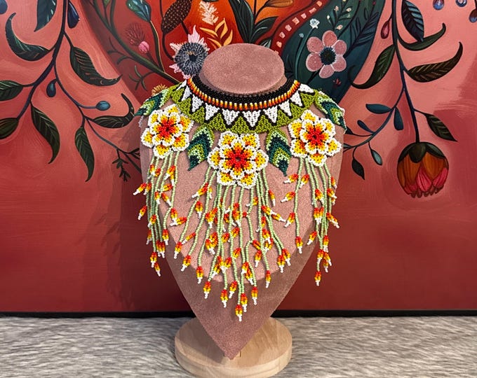 Amazon necklace with earrings