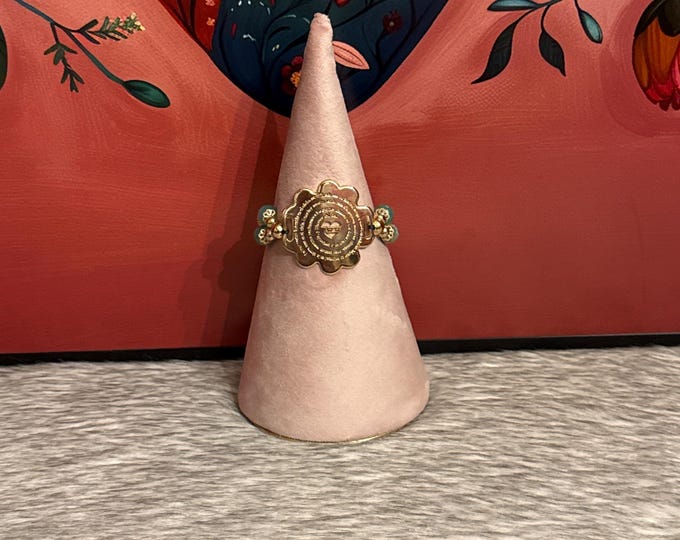 Our Father bracelet with natural agates.