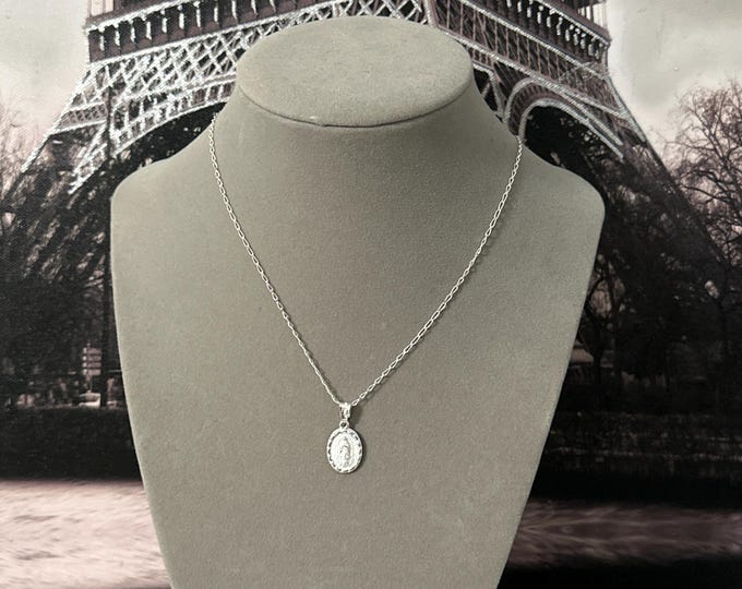 Chain with Virgin of Guadalupe pendant