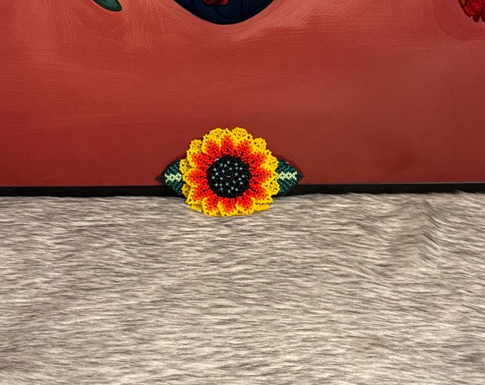 Large flower hair clip