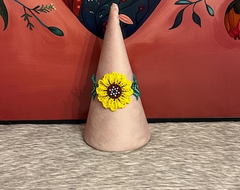 Huichol flower bracelets