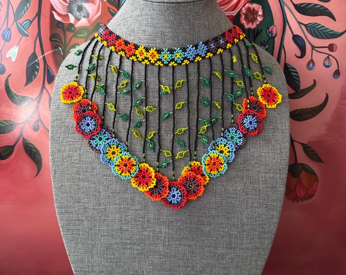 Velvet necklace, earring and bracelet set