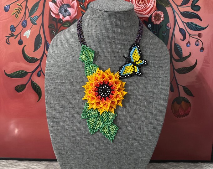 Spring necklace, earrings and bracelet set