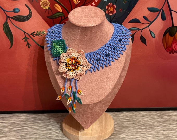 Queen Mayab necklace with earrings and bracelet