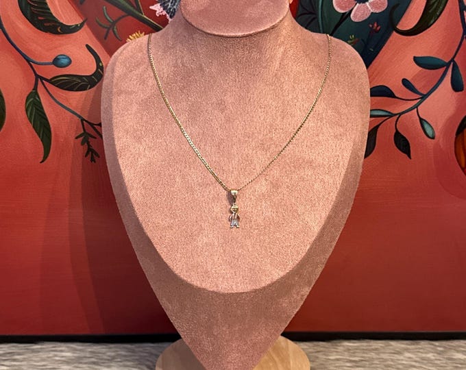 Necklace with child pendant