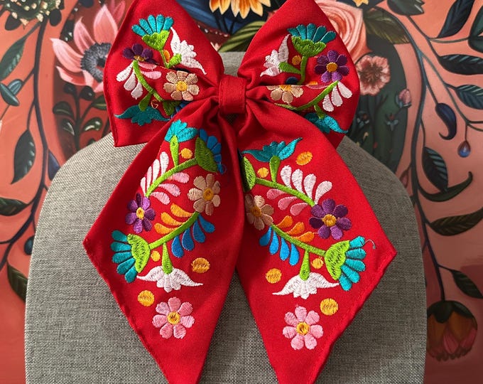 Flirty Mexican inspired bow