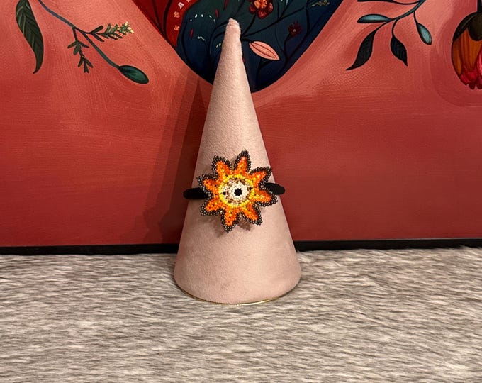 Handmade donut hair scrunchies