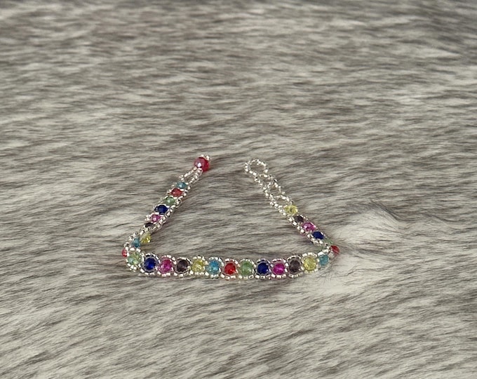 Riviera bracelets with crystal