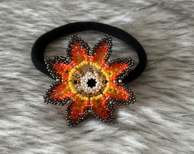 Handmade donut scrunchies for hair