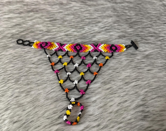 Mayan bracelet with ring