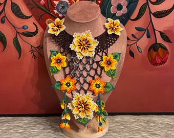 Ixchel necklace, bracelet and earrings set