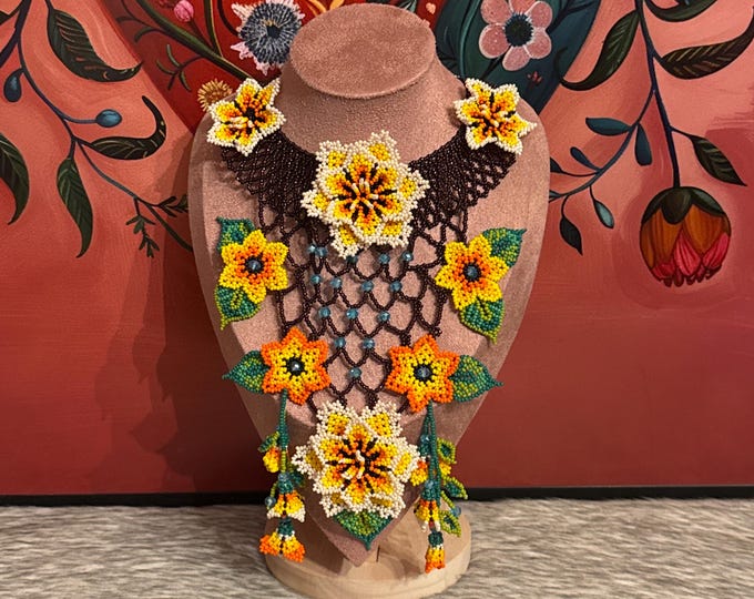 Ixchel necklace, bracelet and earrings set