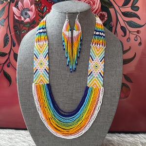 Ketting en oorbellen met engelenvleugels afbeelding 5