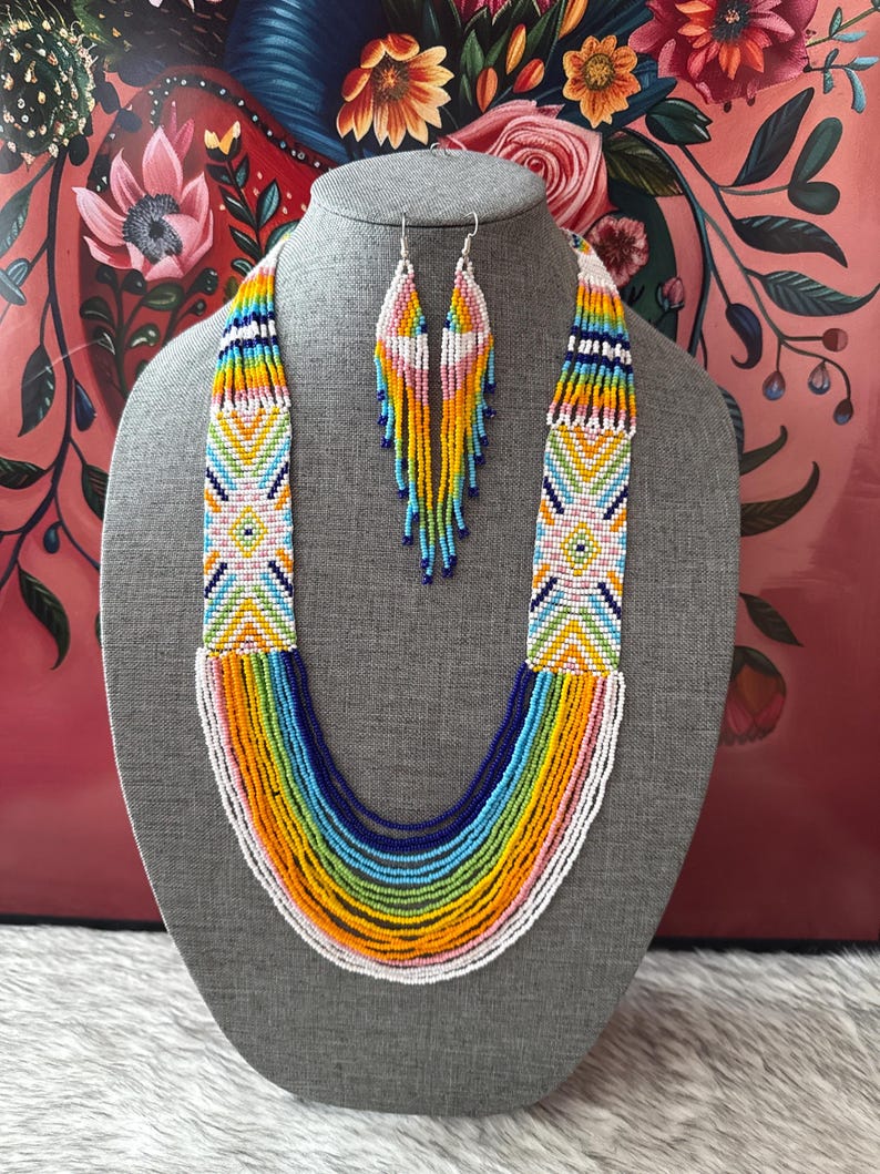 Ketting en oorbellen met engelenvleugels afbeelding 5