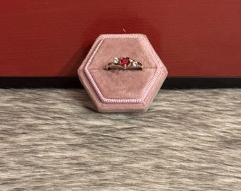 Heart ring, size 8.5