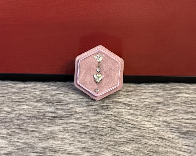 little angel earrings