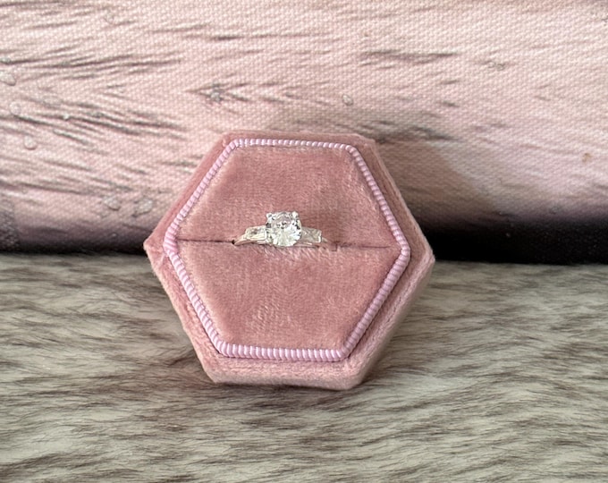 Promise ring in 925 silver size 7