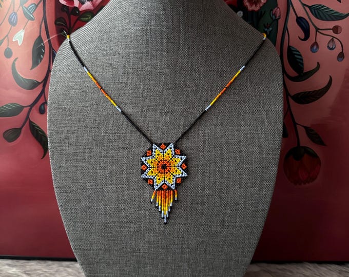 Dreamcatcher necklace and earring set